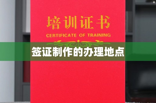 江陵签证制作的办理地点
