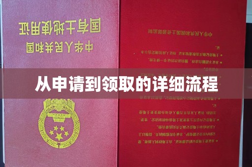 江陵从申请到领取的详细流程