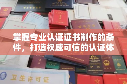 江陵掌握专业认证证书制作的条件，打造权威可信的认证体系
